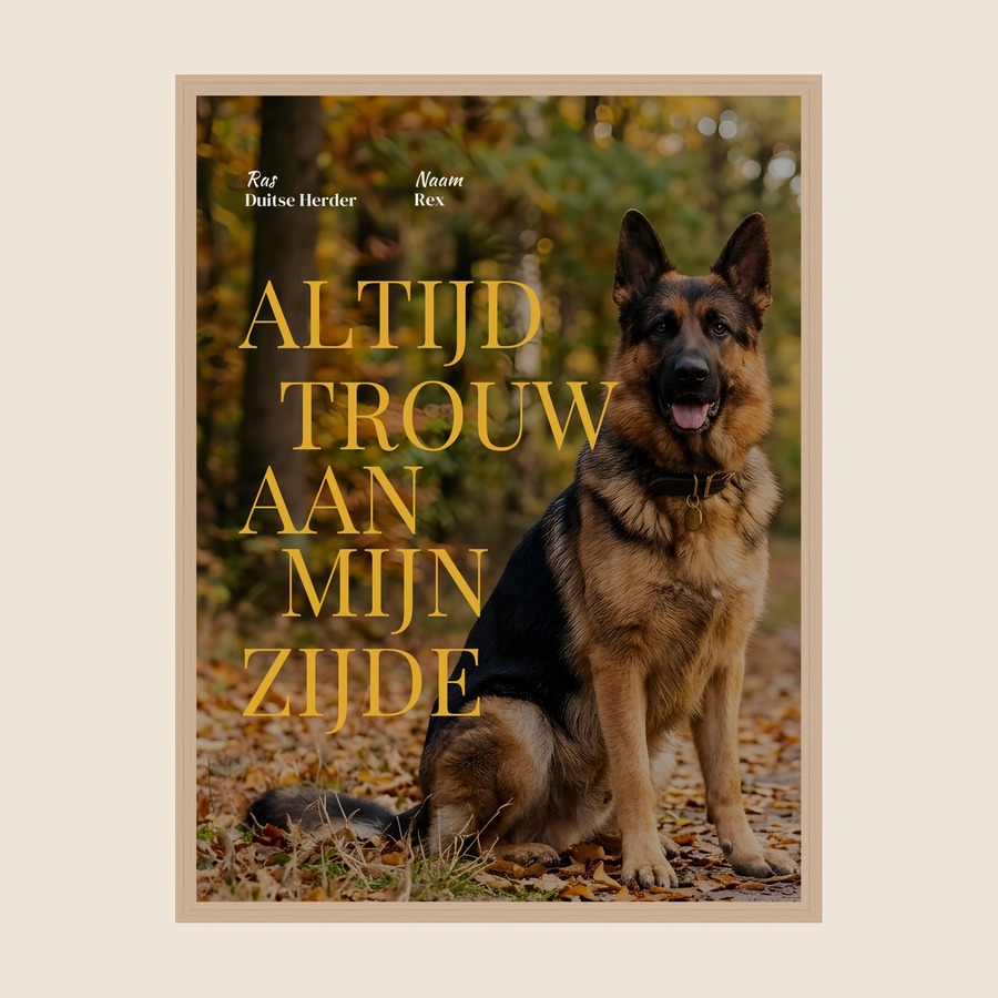 Trouwposter